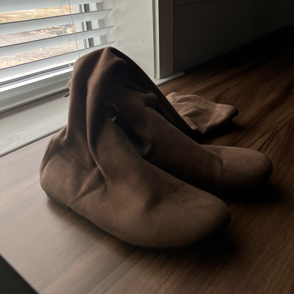Brown Knee High Boots
